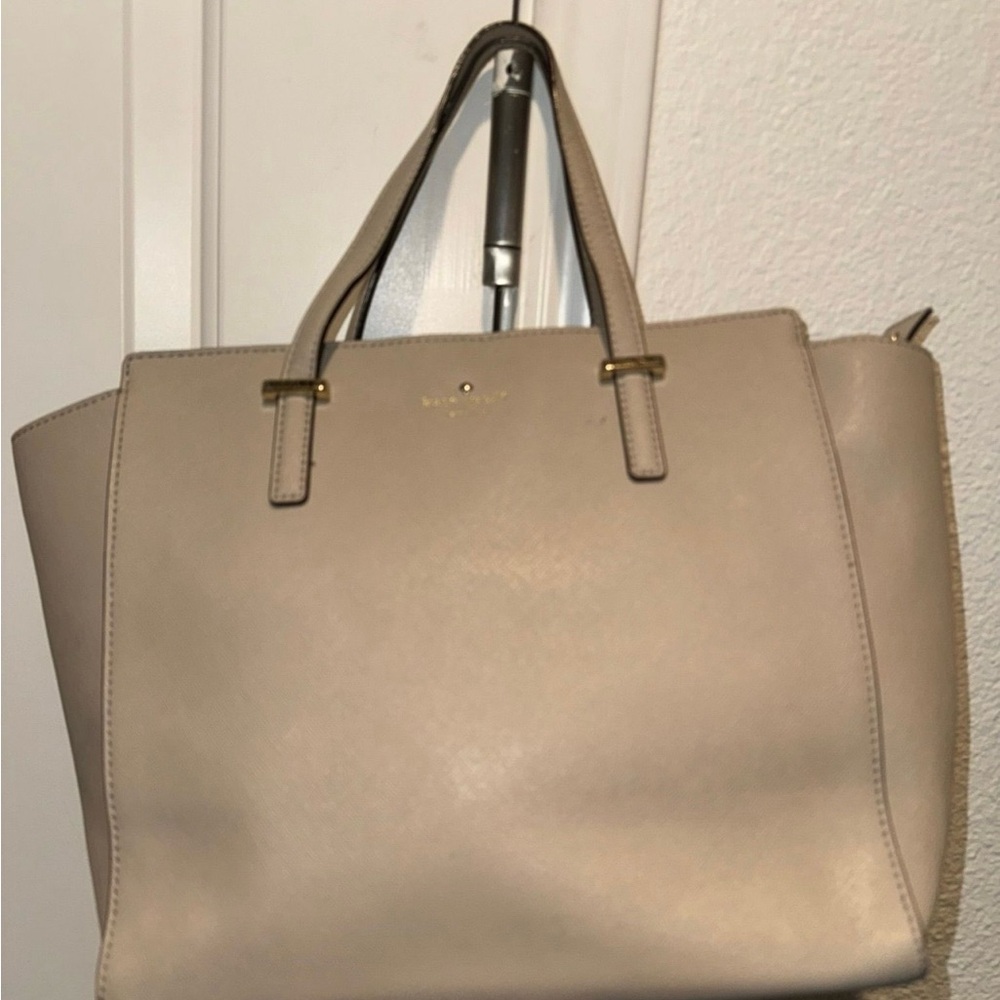 Pre-loved Kate Spade Beige Tote Bag